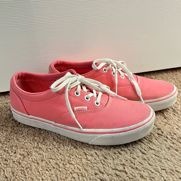 Vans Shoes Vans Bright Pink Shoes Size 75 Womens Poshmark